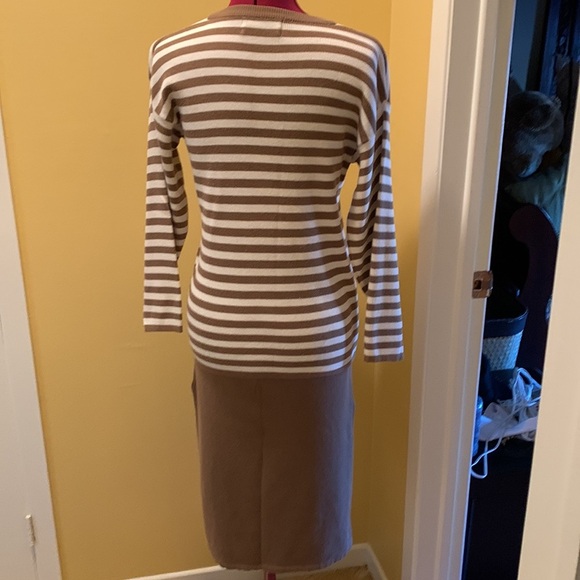 Club nicco striped sweater with solid coloured knit skirt - Picture 6 of 11
